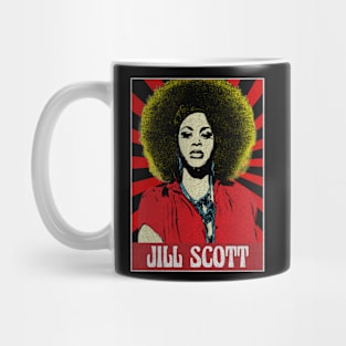 Jill Scott 80s Pop Art Fan Art Mug